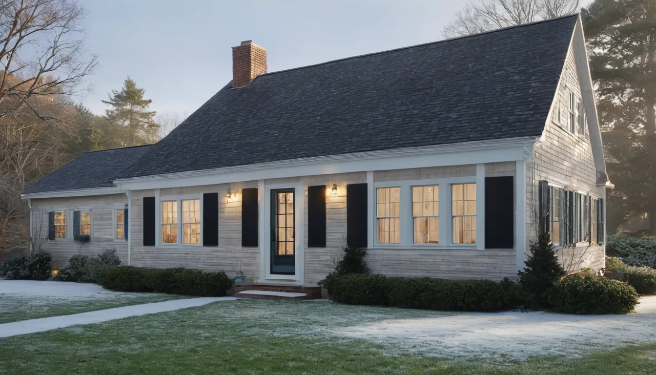 A cozy older home in Pittsburgh with bright new windows and fresh siding on a snowy day